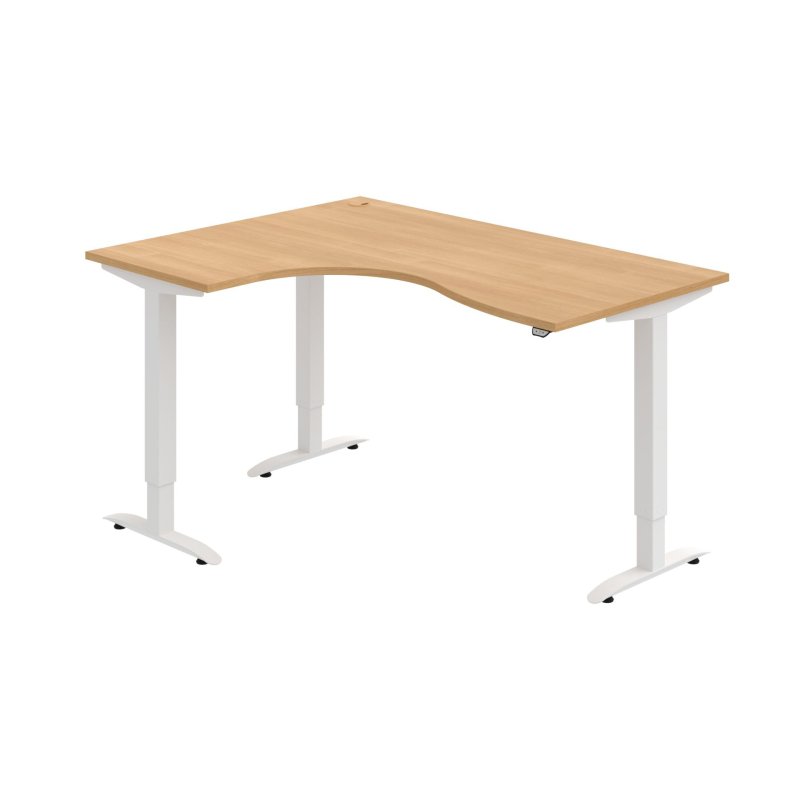 MST 2 2005 P Ergo elektr. stav. stůl 160 x 120 cm, pravý, stand. ovlad.